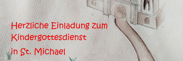 Flyer "Der Weg" zum Kindergottesdienst am 1. März 2026